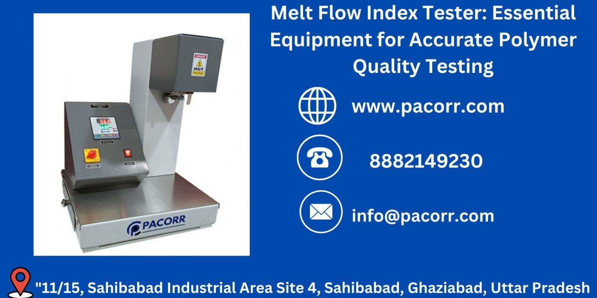 Melt Flow Index Tester on pacorr.com: An Indispensable Tool for the Polymer Industry