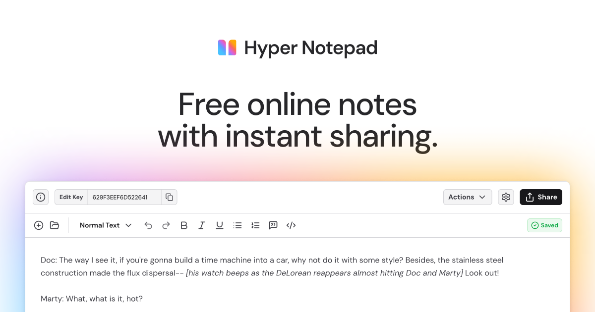 Note c36f0 – Hyper Notepad
