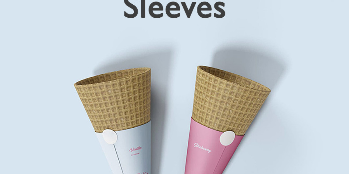 Custom Cone Sleeves That Keep Your Ice Cream Neat, Attractive, and Easy to Enjoy